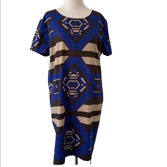 Mara Hoffman Dresses & Skirts - MARA HOFFMAN Geometric Print Short Sleeve Mini Dress Large